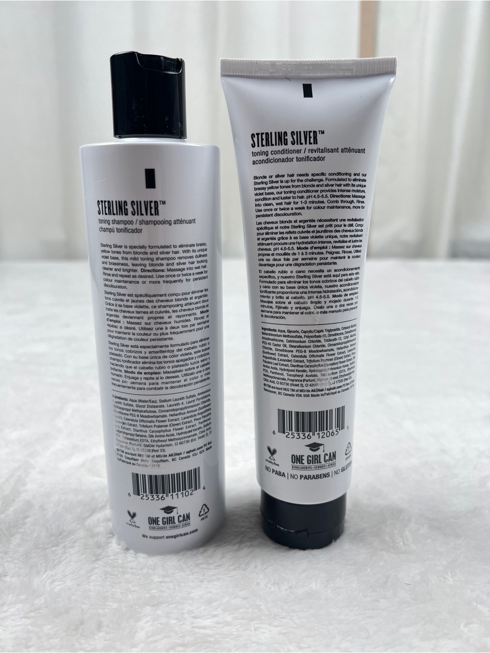 AG Hair Sterling Silver Purple Shampoo & Conditioner Set New - Picture 3 of 3